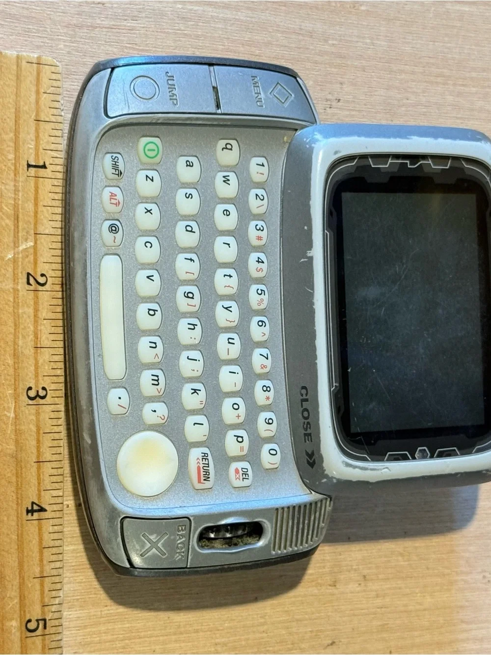 Sidekick Hiptop 1stGen Gray T-Mobile Swivel Smartphone UNTESTED No-Char Read Blw